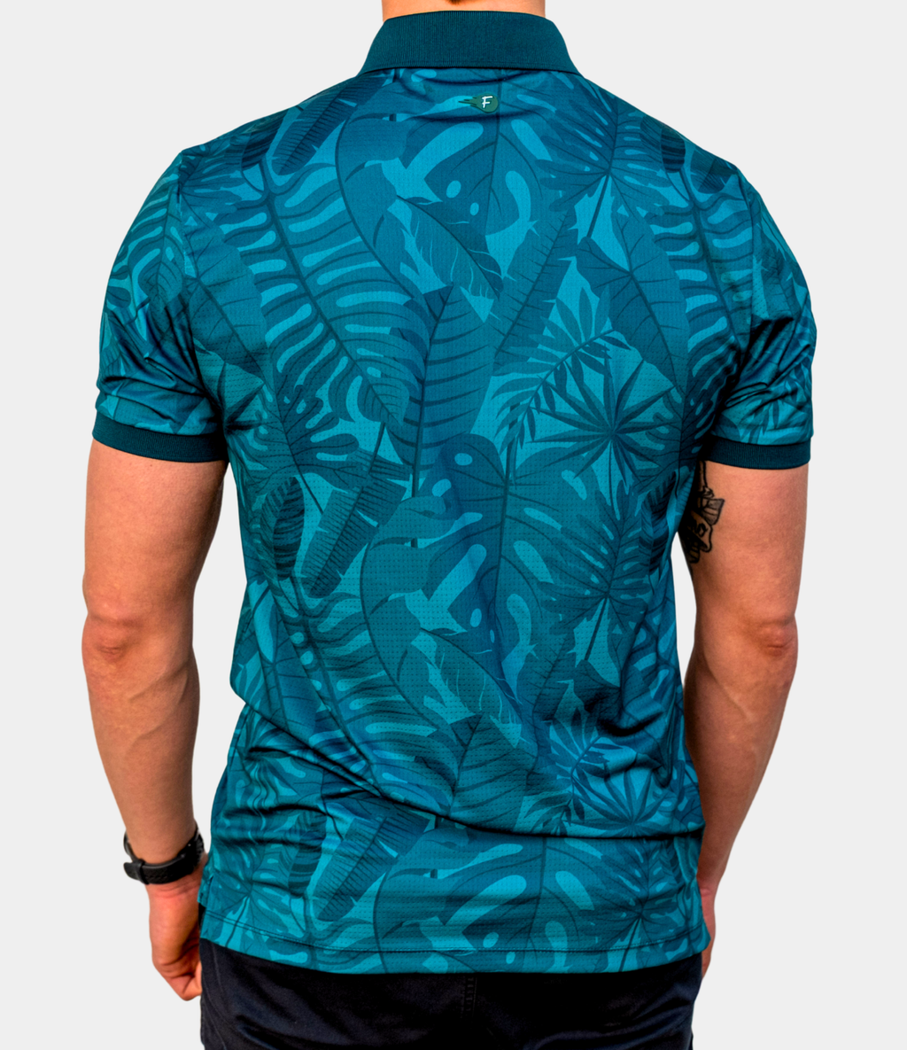 Riviera Performance Polo - Dark Green