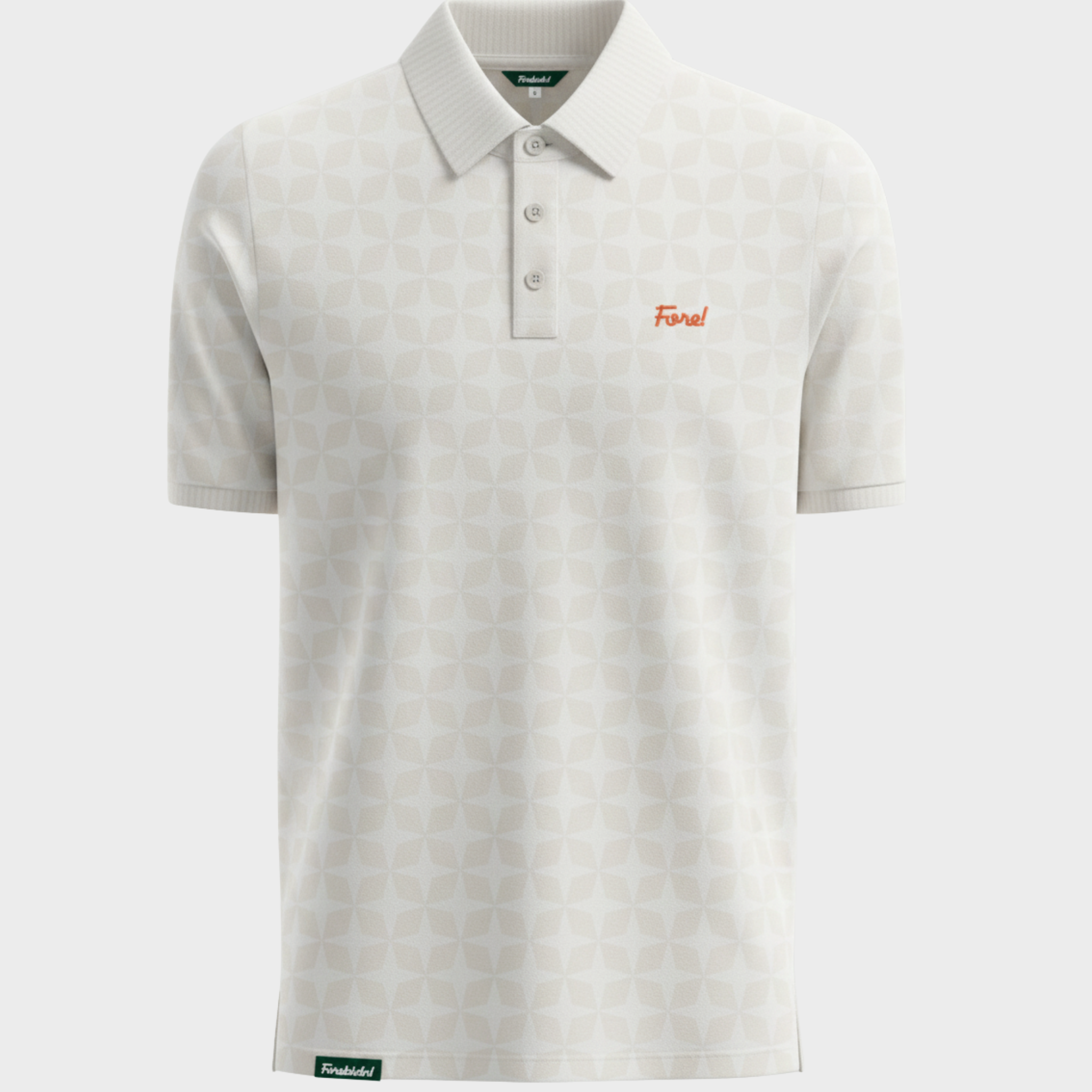 FORE! STELLAR CORE POLO - SNOW WHITE