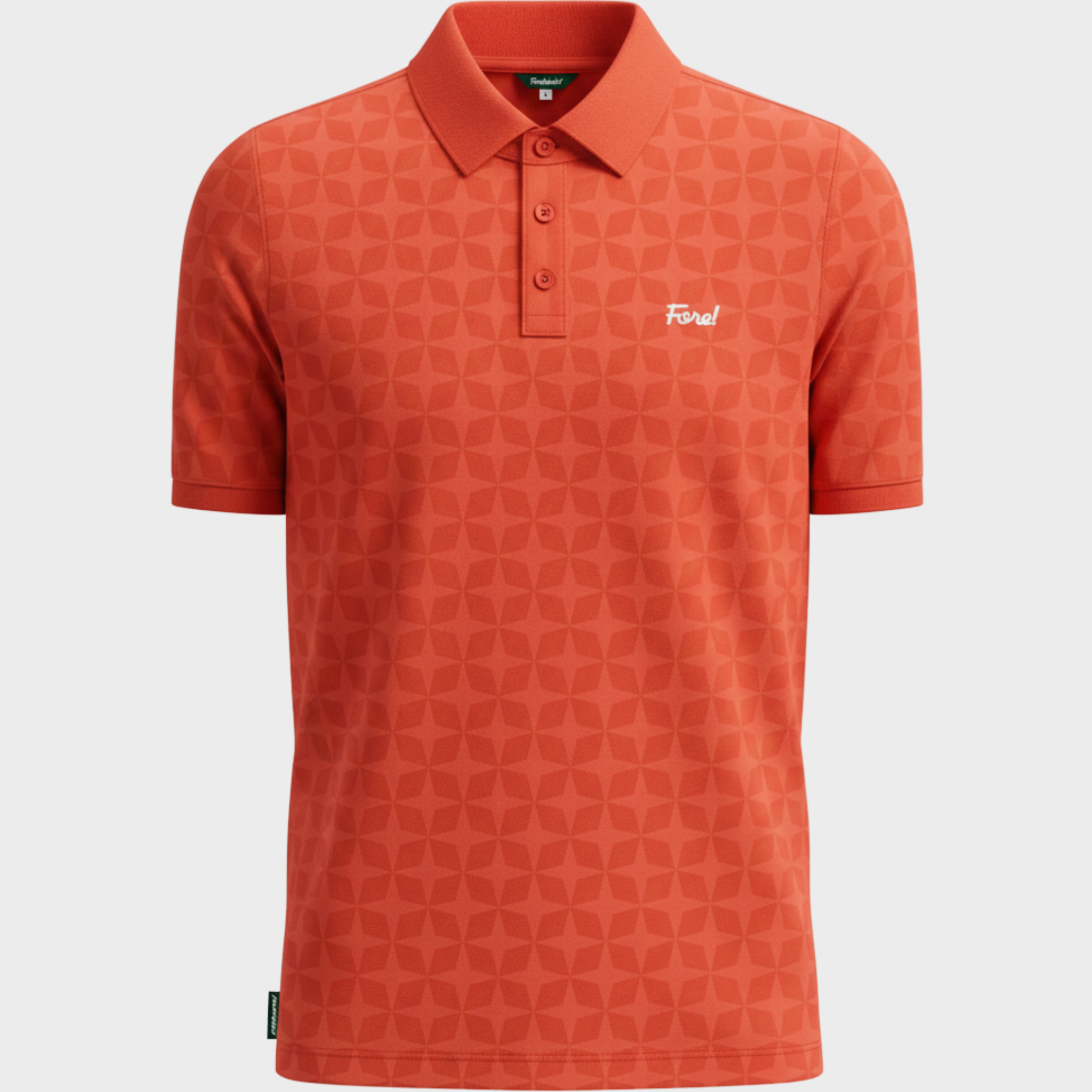 FORE! STELLAR CORE POLO - TIGERLILLY ORANGE