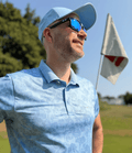 Mirage Performance Polo - Cerulean blue