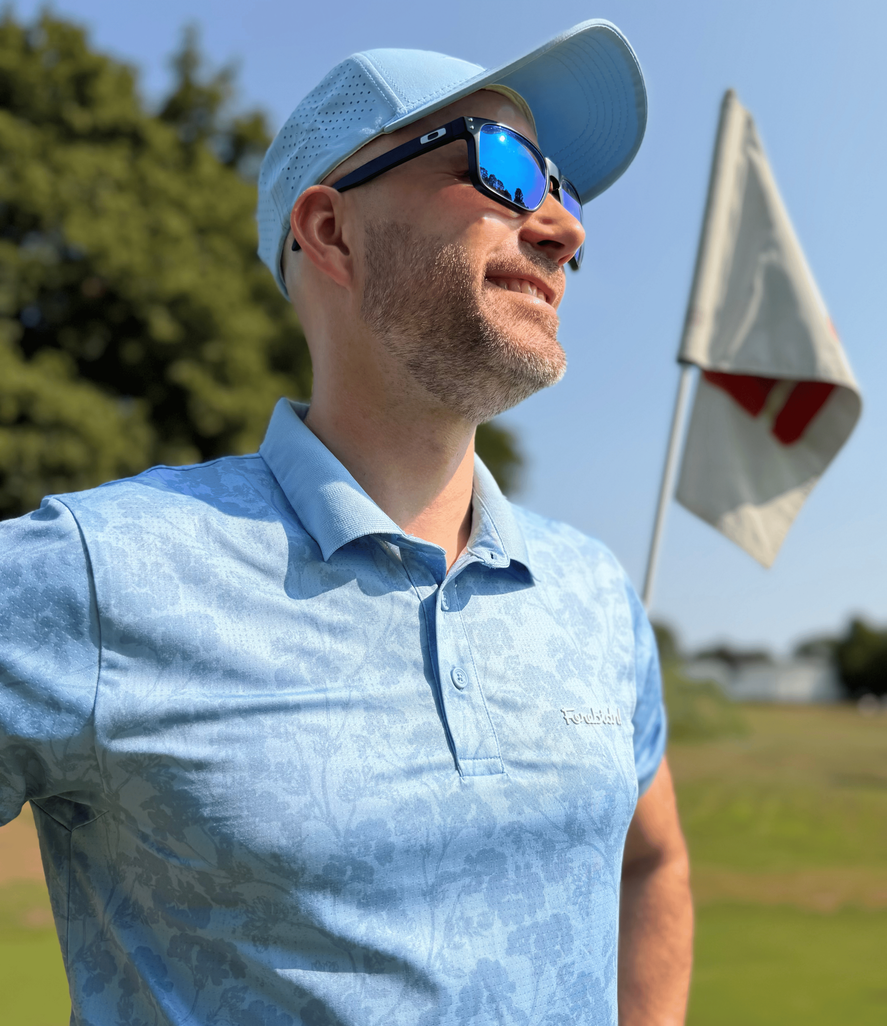 Mirage Performance Polo - Cerulean blue