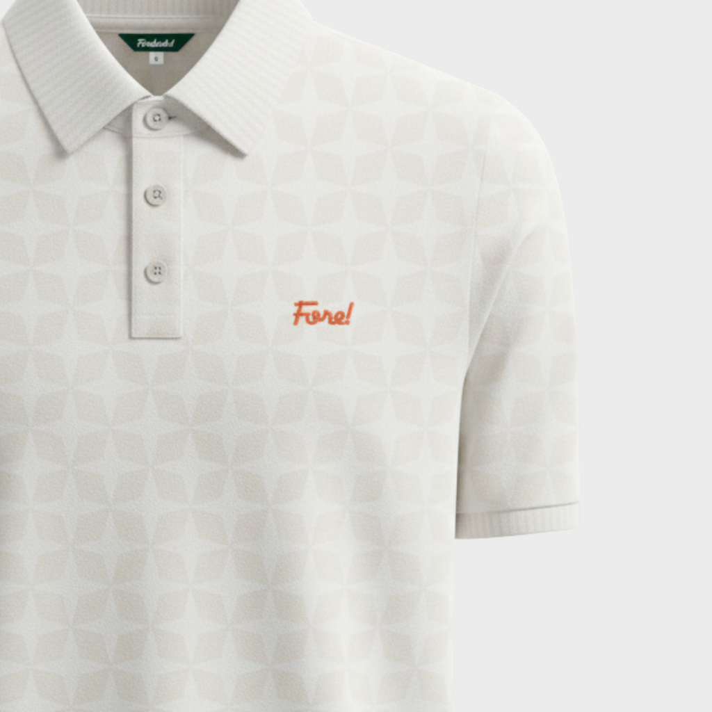 FORE! STELLAR CORE POLO - SNOW WHITE