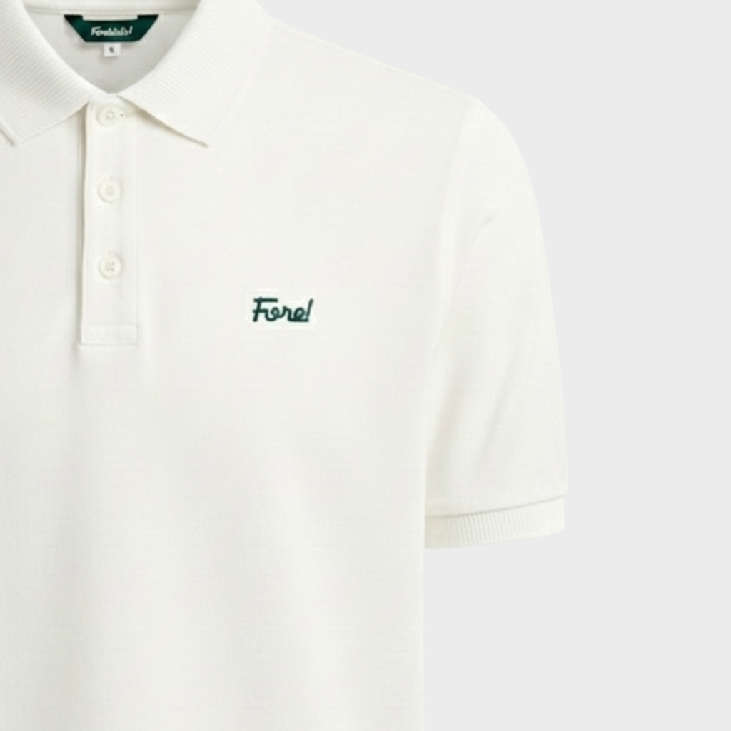 FORE! SOLID CORE POLO - SNOW WHITE