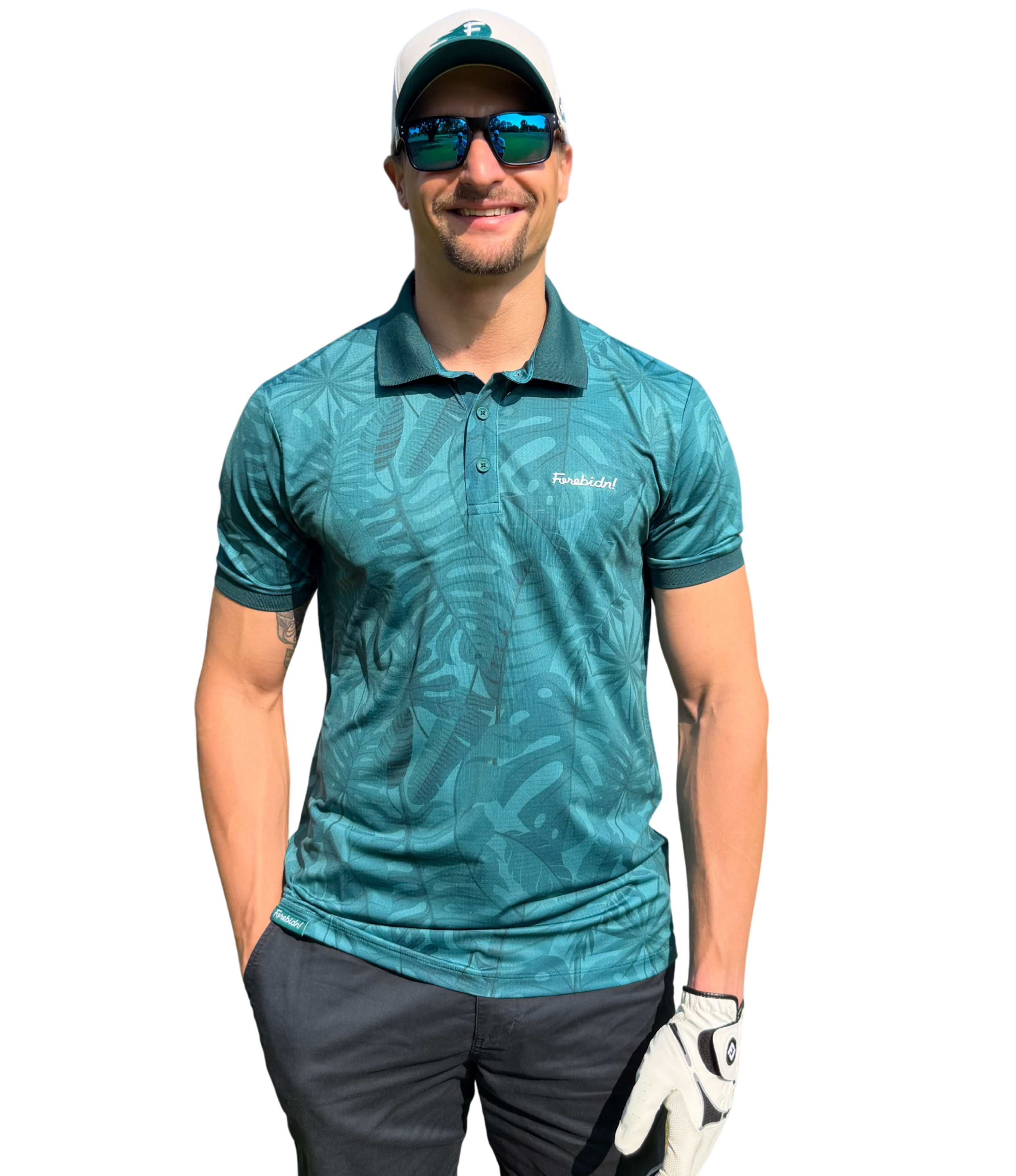 Riviera Performance Polo - Dark Green