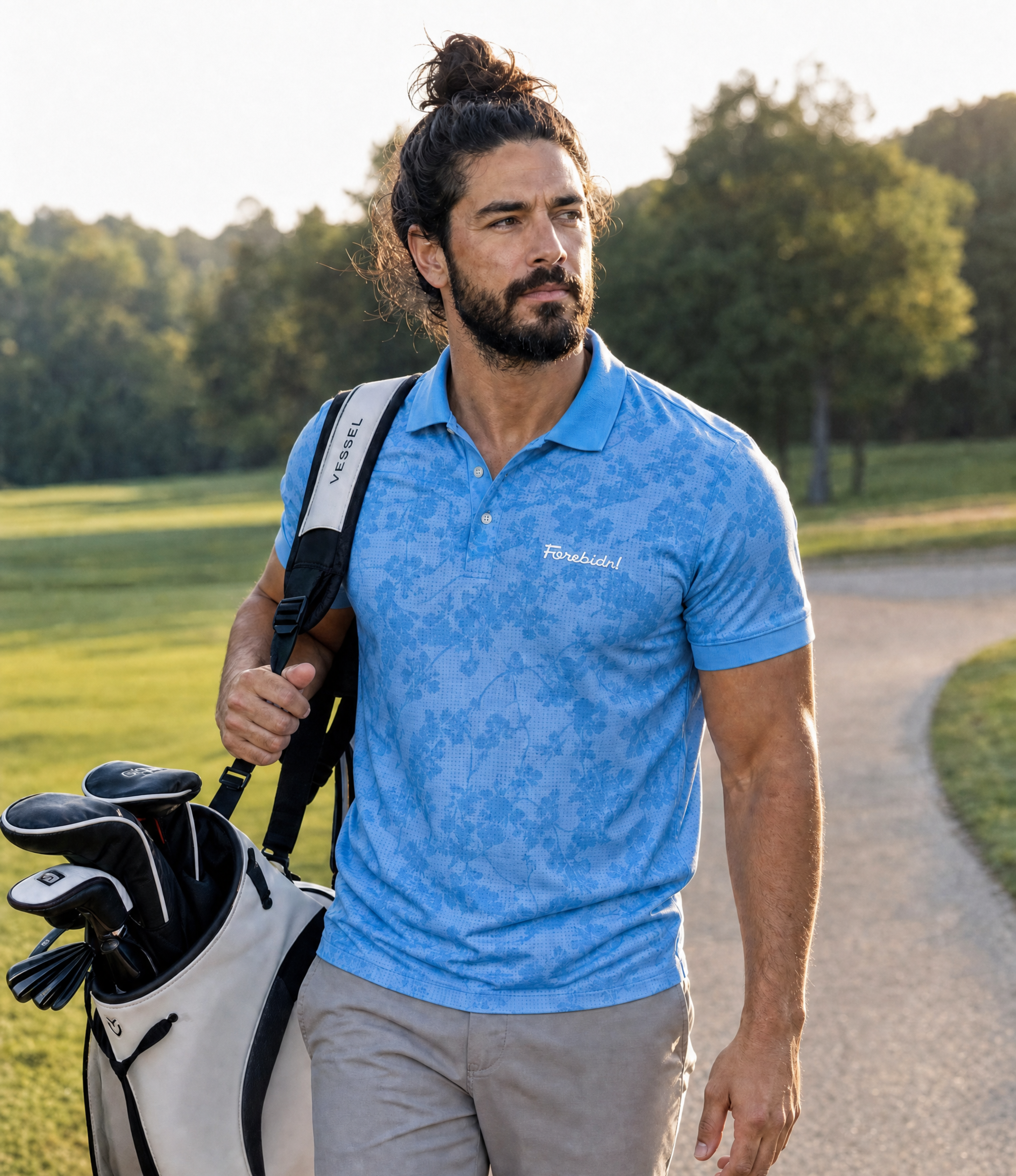 Mirage Performance Polo - Cerulean blue