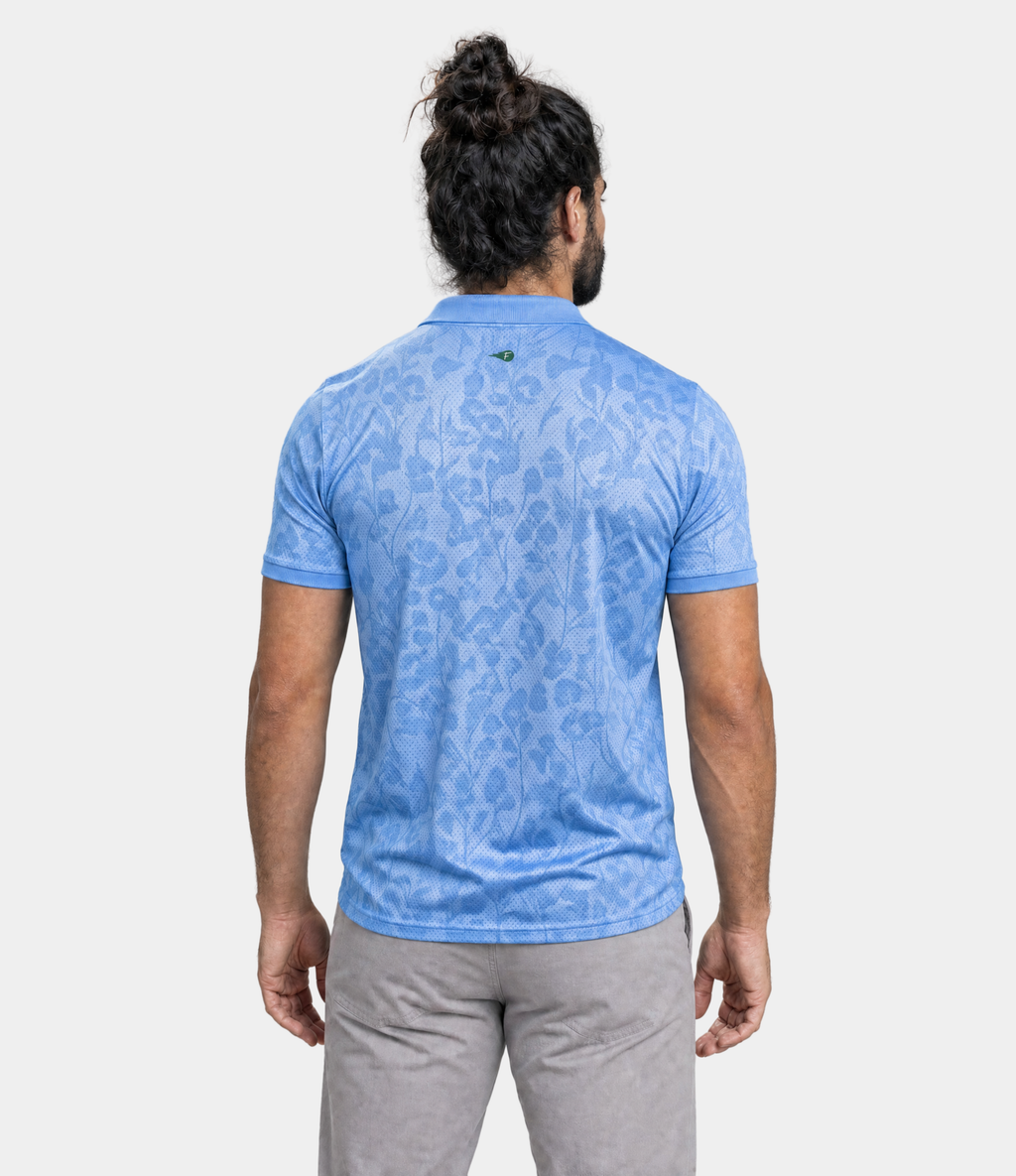 Mirage Performance Polo - Cerulean blue