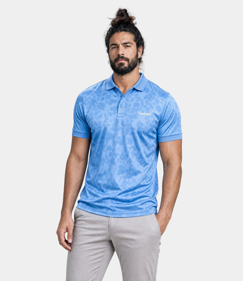 Mirage Performance Polo - Cerulean blue
