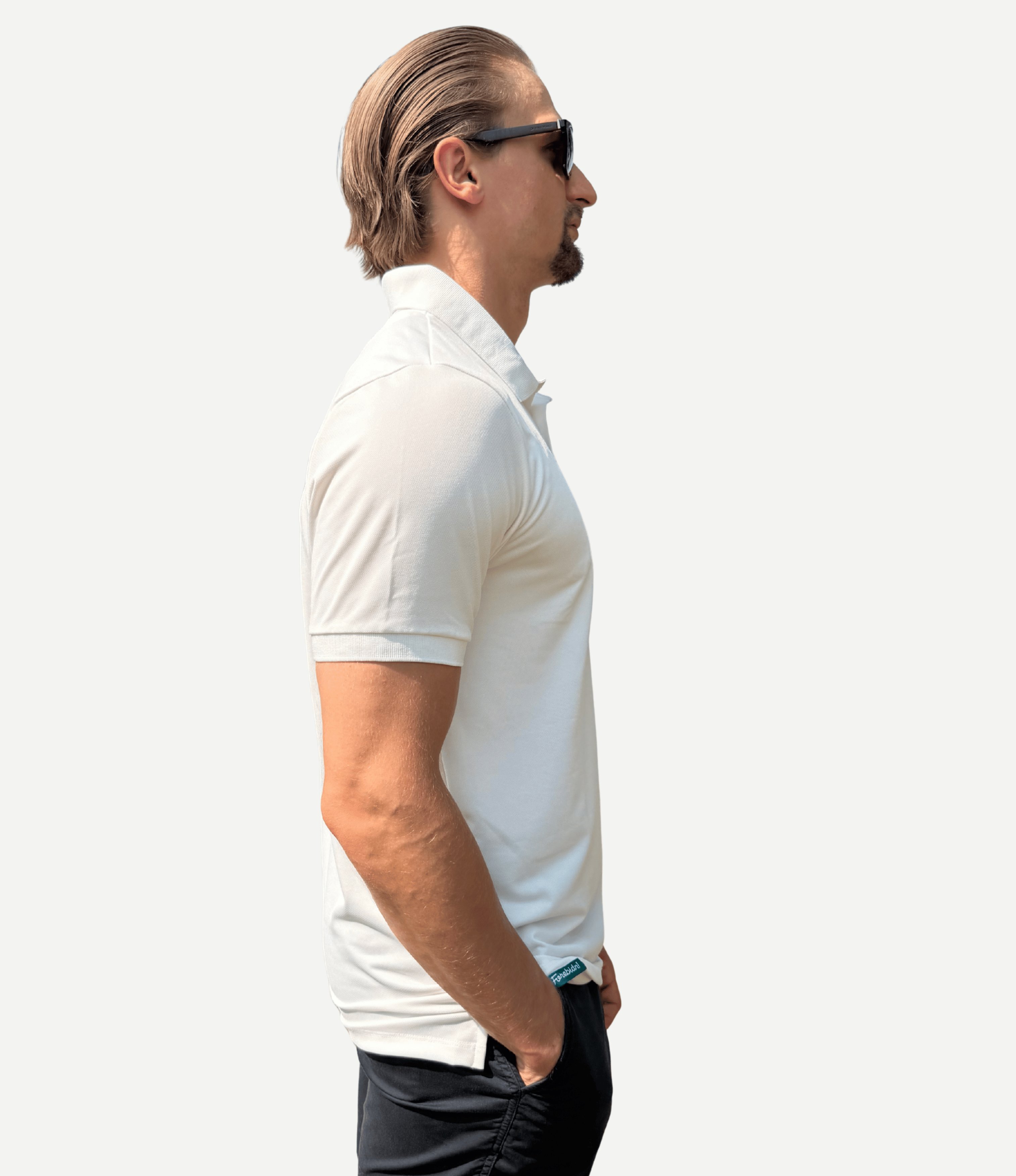 Core Micropiqué Polo - Cloud Dancer off-white