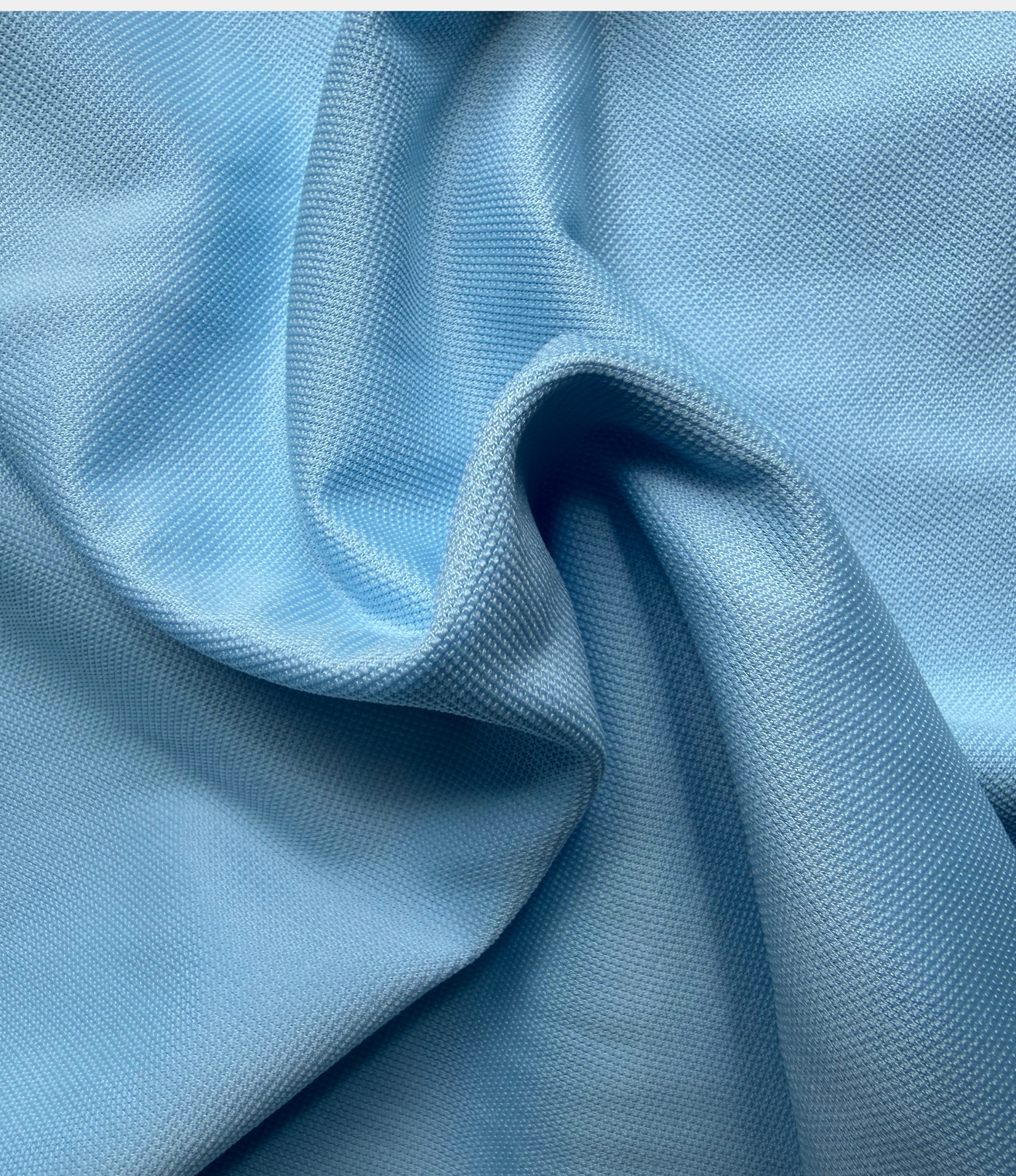 Core Micropiqué Polo - Cerulean Blue