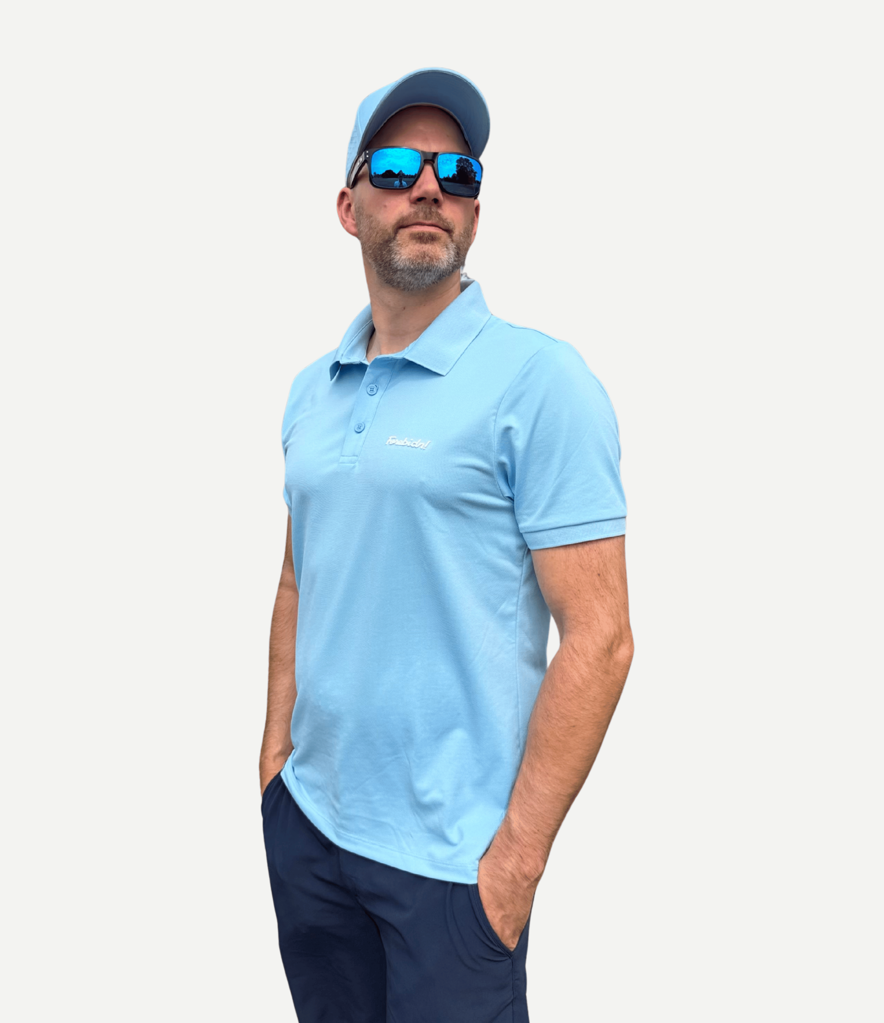 Core Micropiqué Polo - Cerulean Blue