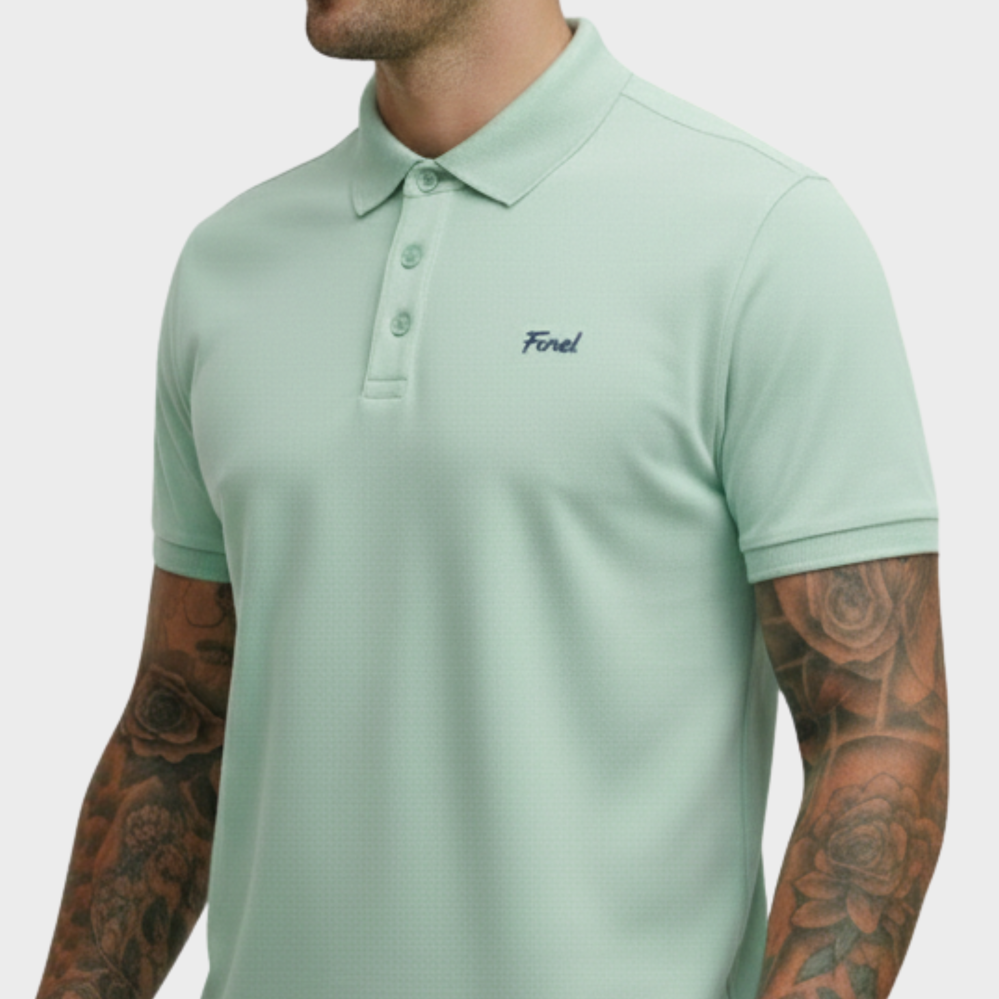 FORE! SOLID CORE POLO - HINT OF MINT
