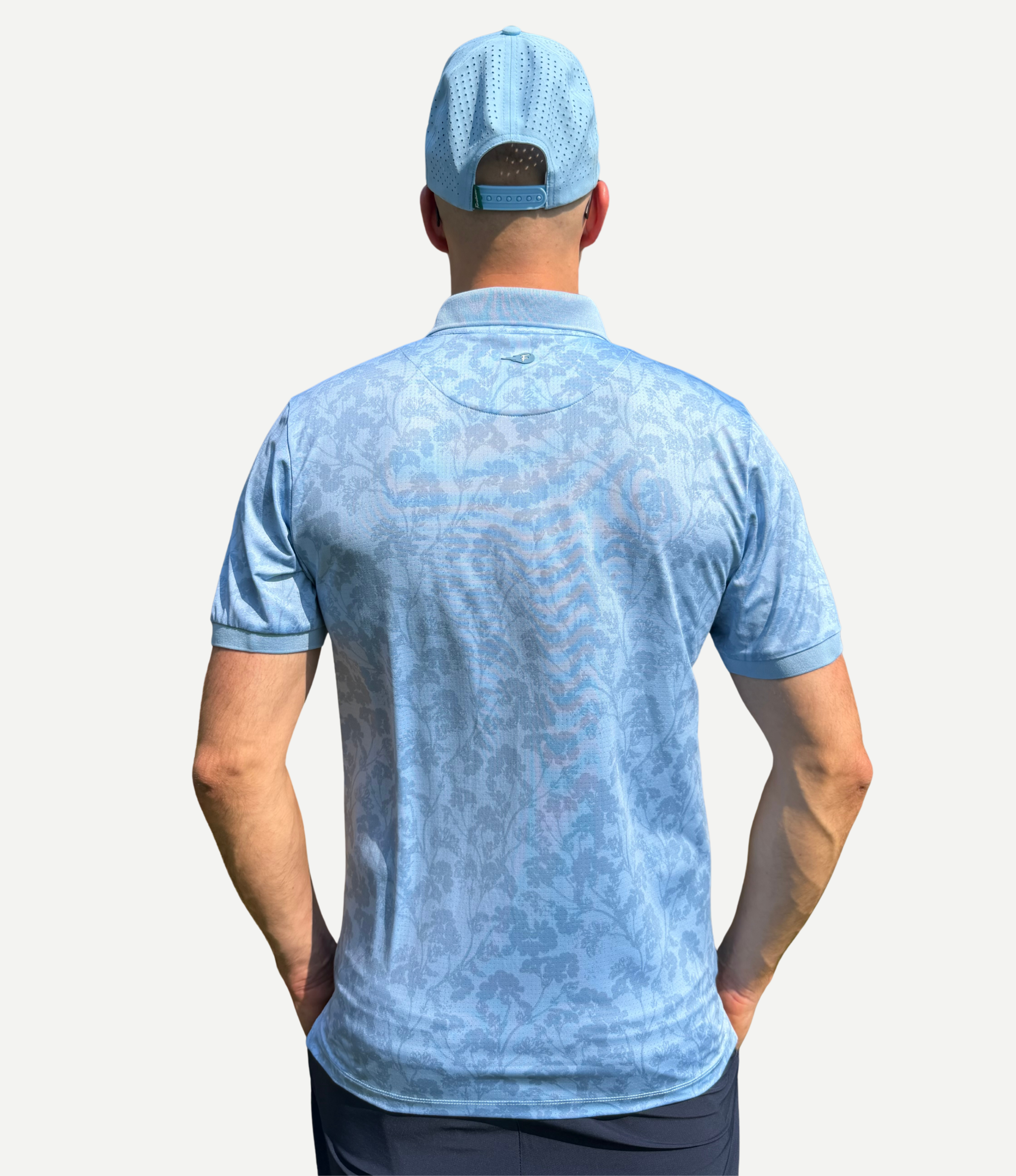 Mirage Performance Polo - Cerulean blue