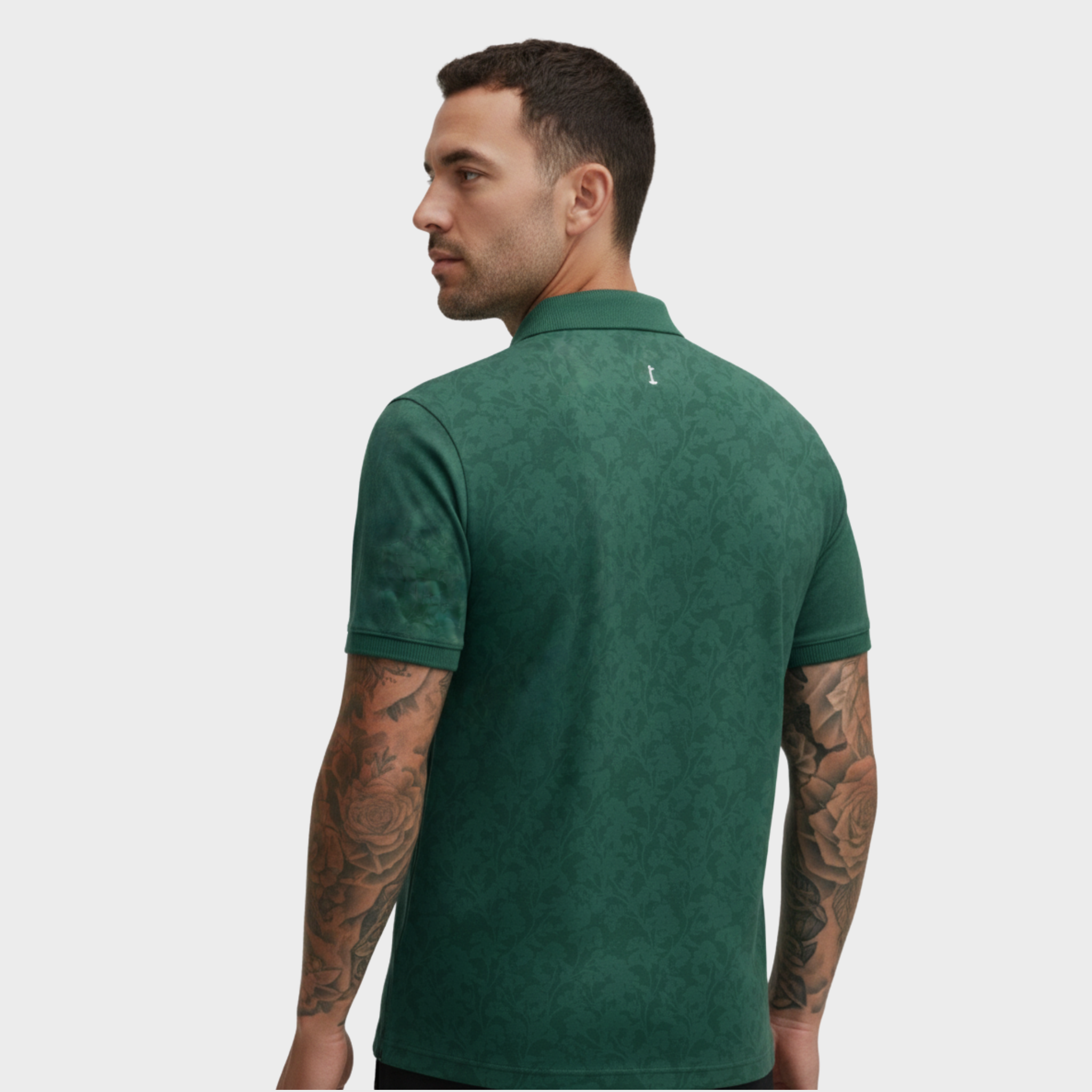 FORE! WILD BLOOM CORE POLO - GREEN