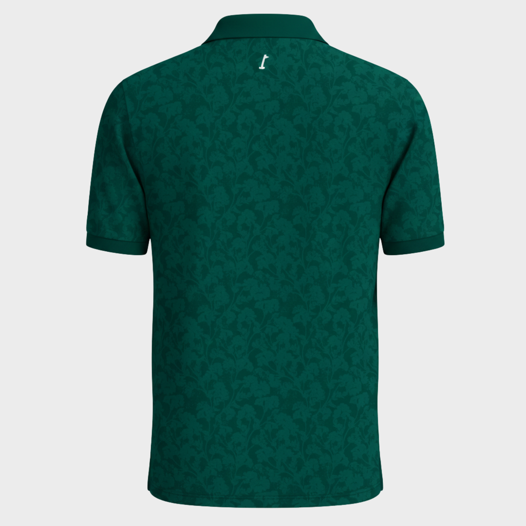 FORE! WILD BLOOM CORE POLO - GREEN