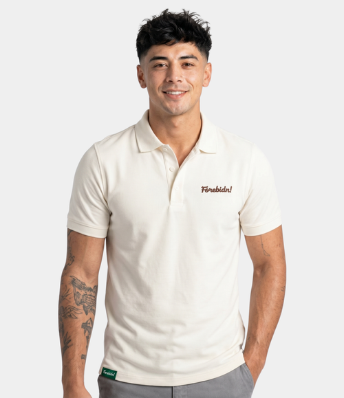 Core Micropiqué Polo - Cloud Dancer off-white