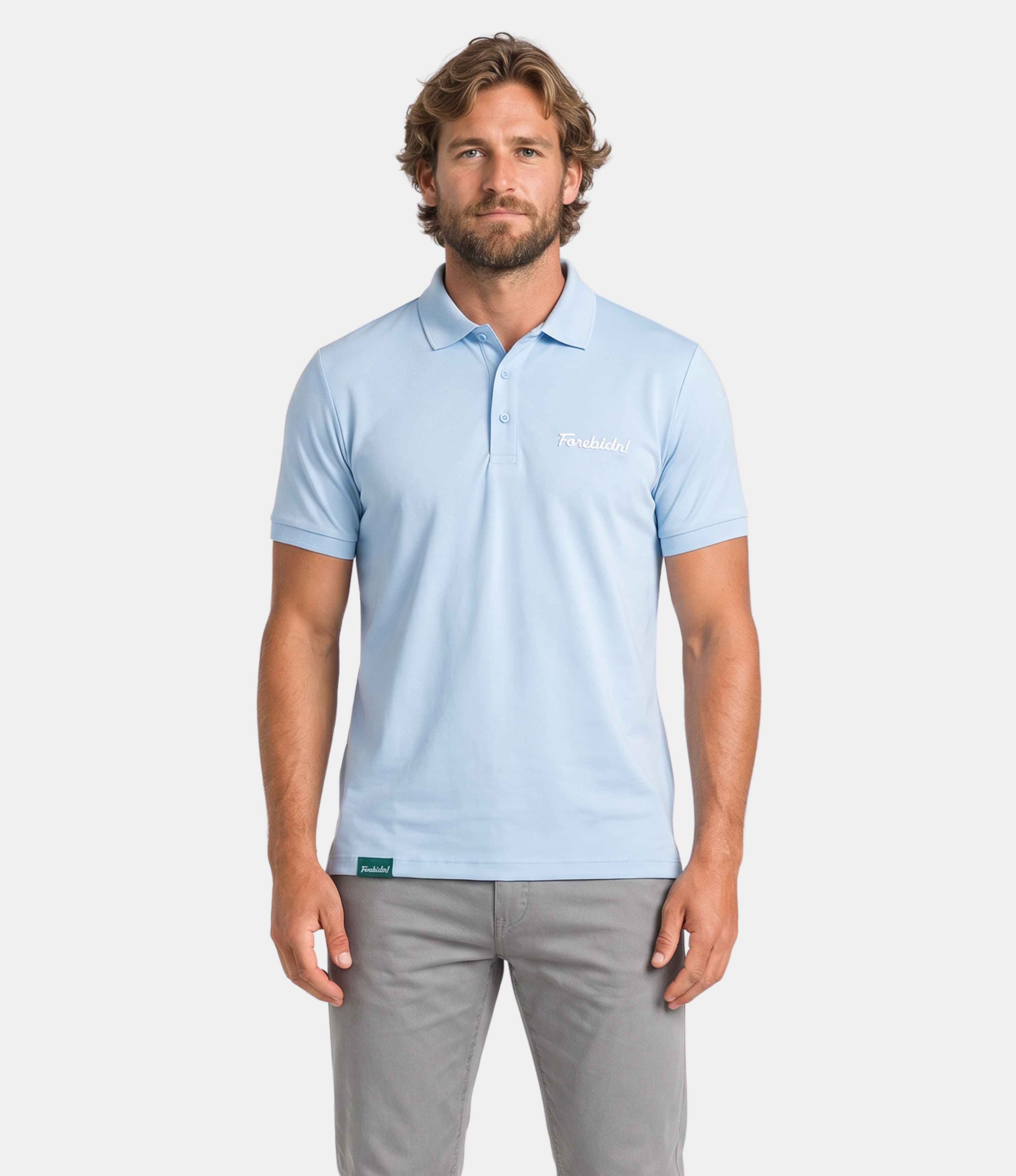 Core Micropiqué Polo - Cerulean Blue